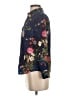 Chico's Floral Blue Long Sleeve Blouse Size XS Petite (00) - photo 5