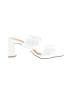 Express White Sandals Size 6 - photo 1