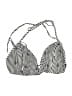 Unbranded Stripes Ivory Swimsuit Top Size 4X - photo 1