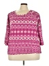 SONOMA life + style 100% Cotton Pink Pullover Sweater Size 2X - photo 1