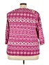 SONOMA life + style 100% Cotton Pink Pullover Sweater Size 2X - photo 2