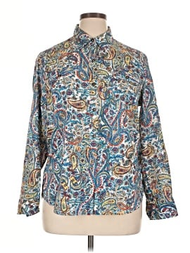 Jones New York Long Sleeve Button Down Shirt