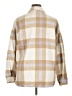 Unbranded 100% Polyester Plaid Ivory Coat Size XL - photo 2