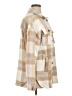 Unbranded 100% Polyester Plaid Ivory Coat Size XL - photo 4