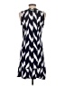 MICHAEL Michael Kors Chevron-herringbone Blue Casual Dress Size S - photo 2