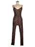 Unbranded Animal Print Brown Jumpsuit Size S (estimated) - photo 1