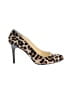 Max Studio Animal Print Brown Tan Heels Size 10 - photo 1