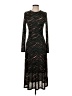 Lindex Print Black Casual Dress Size S - photo 1