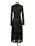 Lindex Print Black Casual Dress Size S - photo 2