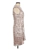 Venus 100% Polyester Animal Print Tan Cocktail Dress Size 8 - photo 4