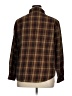 Evan Picone Plaid Brown Long Sleeve Button-Down Shirt Size 14 - photo 2