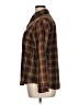 Evan Picone Plaid Brown Long Sleeve Button-Down Shirt Size 14 - photo 5