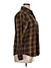 Evan Picone Plaid Brown Long Sleeve Button-Down Shirt Size 14 - photo 4