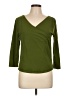 Banana Republic 100% Cotton Green 3/4 Sleeve Top Size L - photo 1