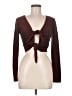 Assorted Brands Burgundy Long Sleeve Top Size M - photo 1