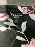 Torrid 100% Polyester Floral Black 3/4 Sleeve Blouse Size 2X Plus (2) - photo 7