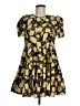 Likely 100% Polyester Print Yellow Casual Dress Size 6 - photo 1