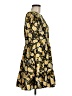 Likely 100% Polyester Print Yellow Casual Dress Size 6 - photo 4