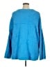 Free People Solid Blue Pullover Sweater Size XL - photo 2