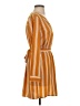 Forever 21 100% Polyester Stripes Orange Casual Dress Size S - photo 4