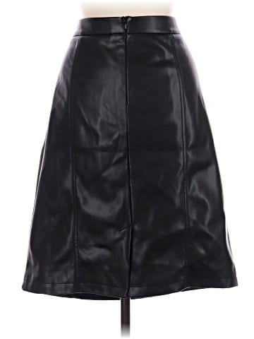 Dennis by Dennis Basso Faux Leather Skirt (view 2)