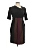 Madison Marcus 100% Polyester Color Block Black Casual Dress Size M - photo 1