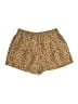 Unbranded 100% Polyester Animal Print Gold Shorts Size L - photo 1