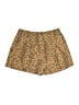 Unbranded 100% Polyester Animal Print Gold Shorts Size L - photo 2