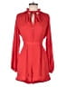 Express X LadyGang 100% Polyester Solid Red Romper Size 4 - photo 1