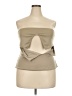 Zara Tan Sleeveless Blouse Size XXL - photo 1