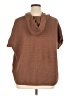 Unbranded 100% Polyester Brown Short Sleeve Top Size 1X - photo 2