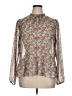 Gap Floral Ivory Long Sleeve Blouse Size XL - photo 1