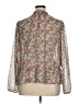 Gap Floral Ivory Long Sleeve Blouse Size XL - photo 2