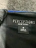 Perceptions Print Blue Casual Dress Size 8 - photo 7
