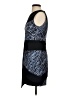 BCBGMAXAZRIA Graphic Blue Cocktail Dress Size 2 - photo 5