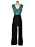 Kalijati Color Block Teal Jumpsuit Size S - photo 2