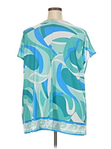 Ulla Popken Short Sleeve Blouse (view 2)