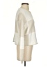 Jessica Simpson Checkered-gingham Ivory Pullover Sweater Size XS - photo 4