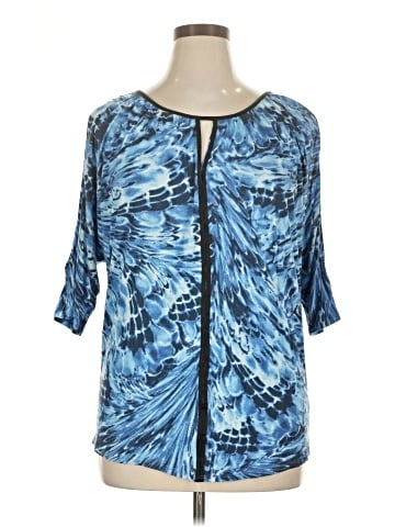 JLo by Jennifer Lopez 3/4 Sleeve T-Shirt (view 1)