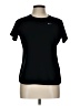 Nike 100% Polyester Black Active T-Shirt Size L - photo 1