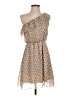 rue21 100% Polyester Paisley Tan Casual Dress Size S - photo 1
