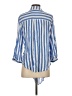 Lost + Wander 100% Rayon Stripes Blue 3/4 Sleeve Button-Down Shirt Size S - photo 2