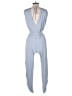 Juniper Blu Solid Blue Jumpsuit Size S - photo 2