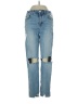 American Eagle Outfitters Color Block Blue Jeans Size 4 S - photo 1