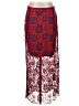 G.I.L.I. Paisley Red Casual Skirt Size S - photo 1