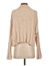 Isalis 100% Polyester Metallic Tan Turtleneck Sweater Size S - photo 2