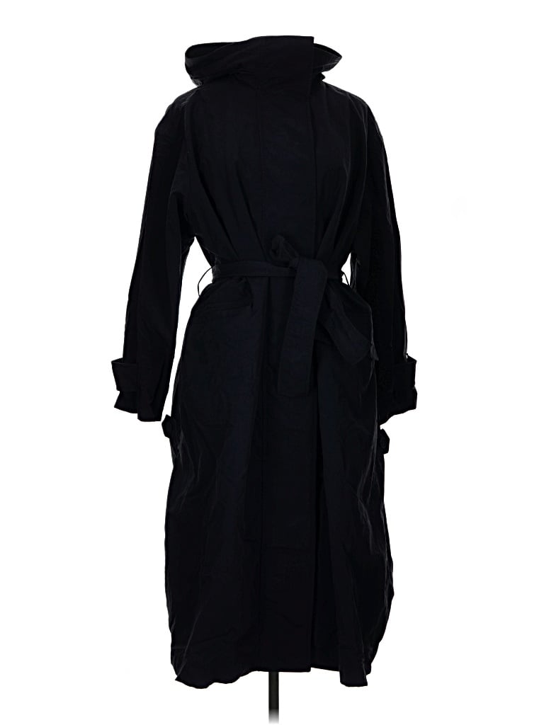 Pre-owned Ann Taylor Trenchcoat In Black