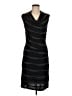 Max Studio Stripes Black Cocktail Dress Size M - photo 1