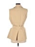 Talbots 100% Polyester Tan Ivory Vest Size 6 - photo 2