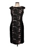 Patra Graphic Black Cocktail Dress Size 12 - photo 1